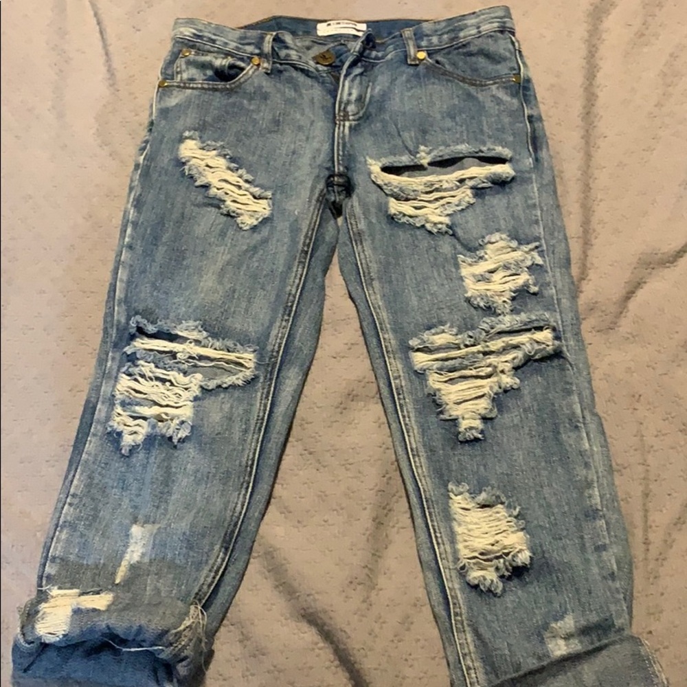 Never worn boyfriend jeans